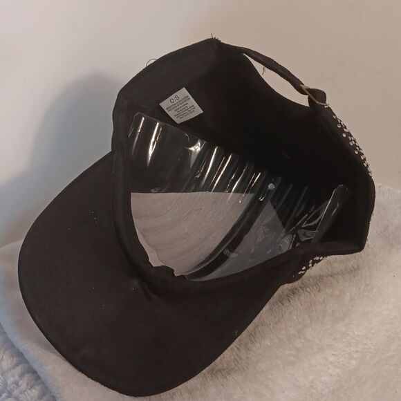 Bon Voyage Black Rhinestone Studded Cap - Picture 4 of 5